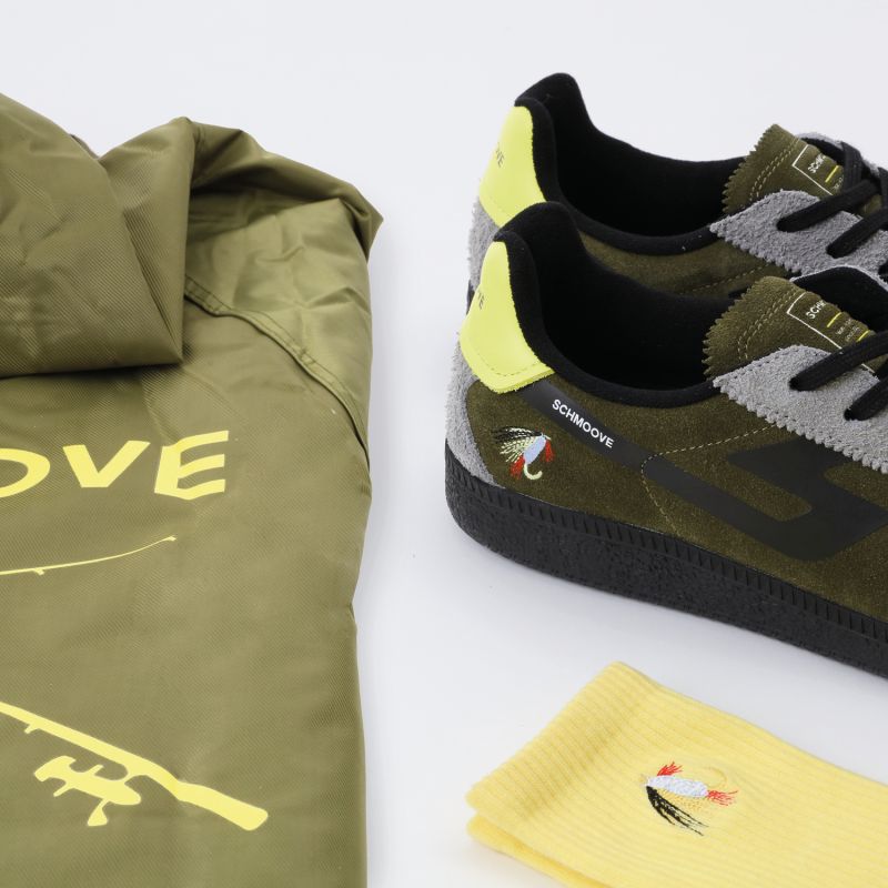 SHEFFIELD JOGGER M - SUEDE/H.SUEDE -  VERT OLIVE/GRIS